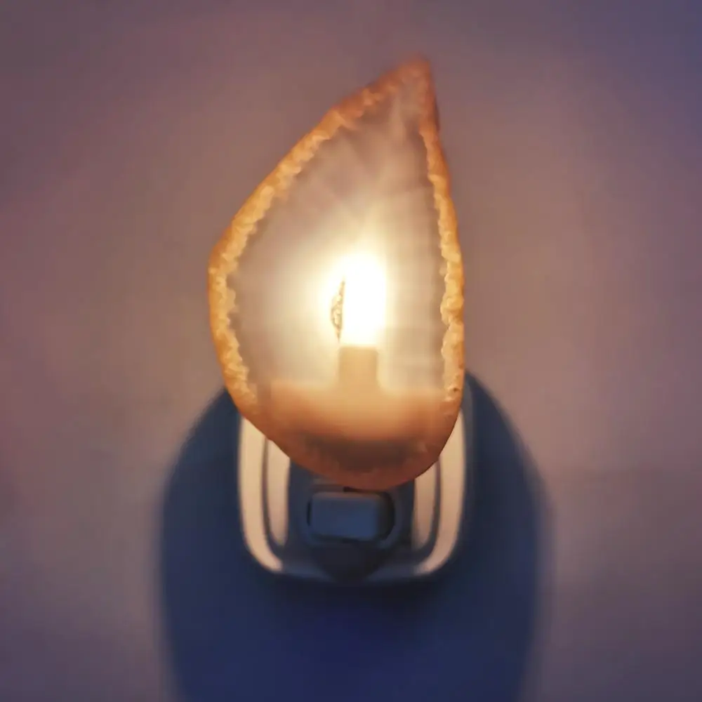 AGATE SLICE NIGHTLIGHT AGATE night light
