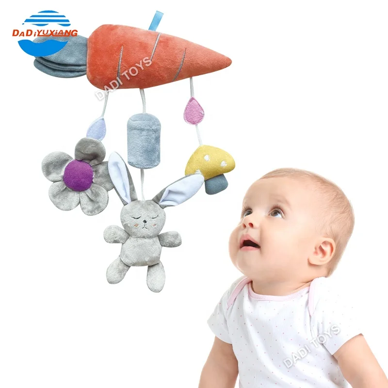 Hot Selling Animal Baby Soft Hanging Bed Bell Sleeping Toy For Baby