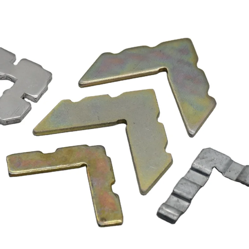 Heavy Duty Metal Silver Color Plating Right Angle Bracket Corner Code