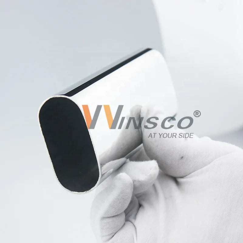 Ценные решения Прямая продажа с завода WINSCOMETAL сварная эллиптическая трубка из нержавеющей стали AISI316 316L для