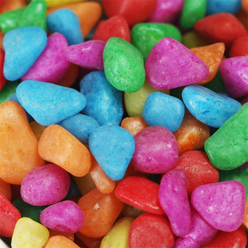 High quality dyeing mixed pebble color pebble color marble pebble river color quartz