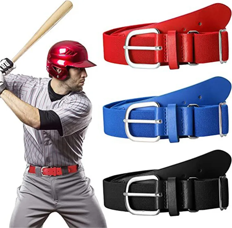 TG Adult Youth Kids Adjustable Elastic Waist Band OEM Logo Custom Printing Sports Golf Uniform Belts Softball Baseball Belt
