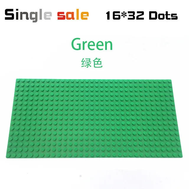 Classic Base Plates 32X16 Dots  DIY Plastic Building Bricks Plate Compatible
