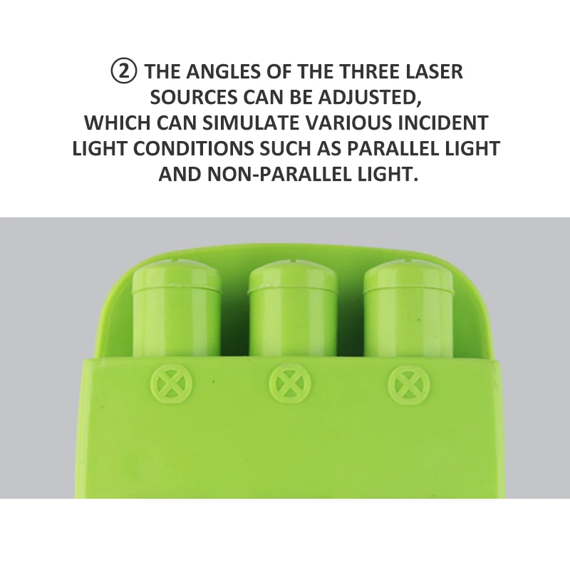 Experimental Operation Three Light Sources Highlight Embedded Road Stud Driveway Markers