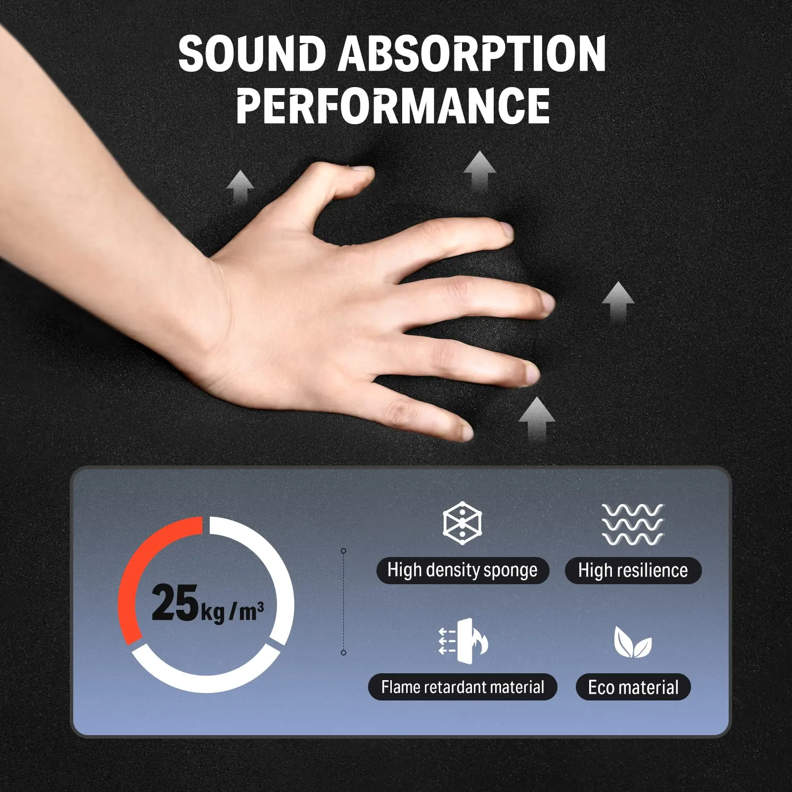 Soundbox Interior Wall Broadband Sound Absorption Acoustic Panel For HIFI Room Home Theater Wall