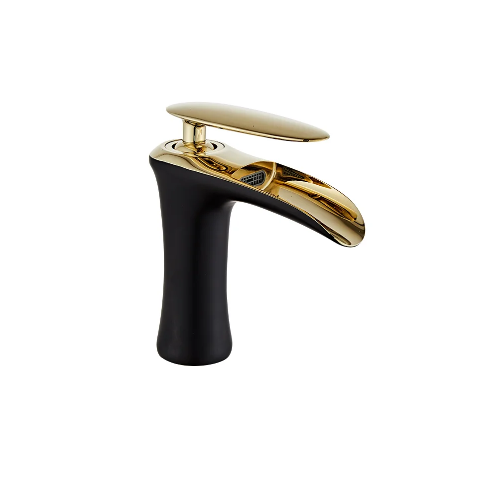 Yundoom Oem Black Gold Torneira Banheiro Cozinha Grifo De Cocina Angle Cock Bathroom Faucet Accessories Grifos Basin Faucet Taps