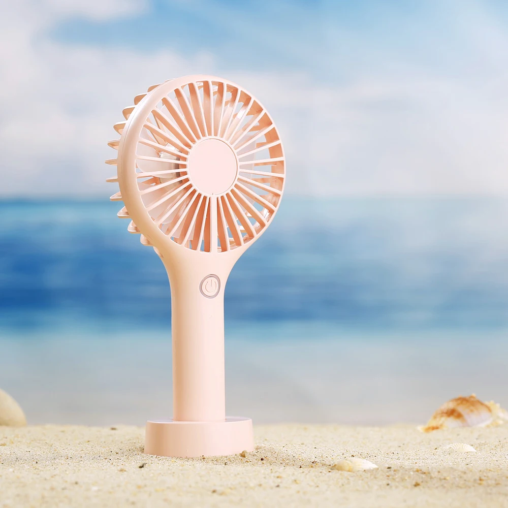 Free Sample wholesale new personalized usb small mini desktop personal portable battery rechargeable handheld air cooling fan