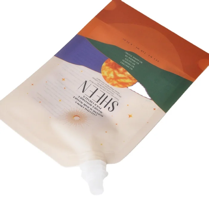 wholesale cheap sheer hair extension packaging bag case packaging plastic bag