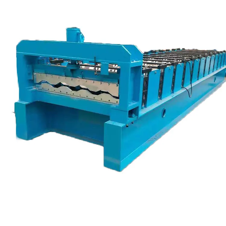 Tile Making Machinery Metal Steel Sheet Roll Roofing Floor Tile Press Glazed  Galvanized Ceramic Forming Machine