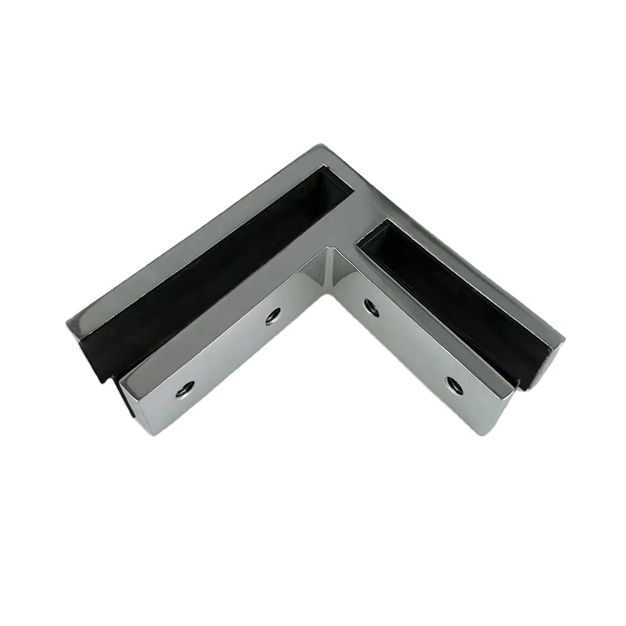 Stainless Steel 90 Degree Swimming Pool Fence Stairs Square Glass Clamps Stainless Steel 304 316