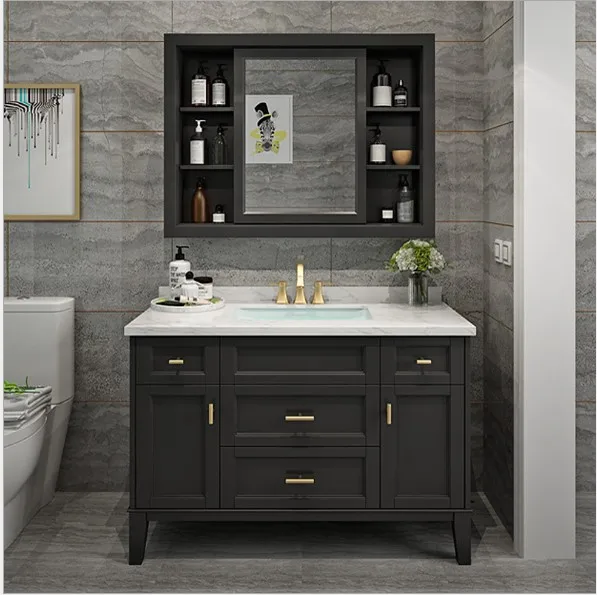 25 years professional foshan factory produce 30 inches single bathroom cabinet vanity