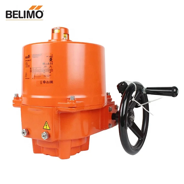 Belimo Rotary actuator for butterfly valves SY4-230-3-T   with 2 integrated auxiliary switches SY4U230-MF-T 400Nm  IP67 Original
