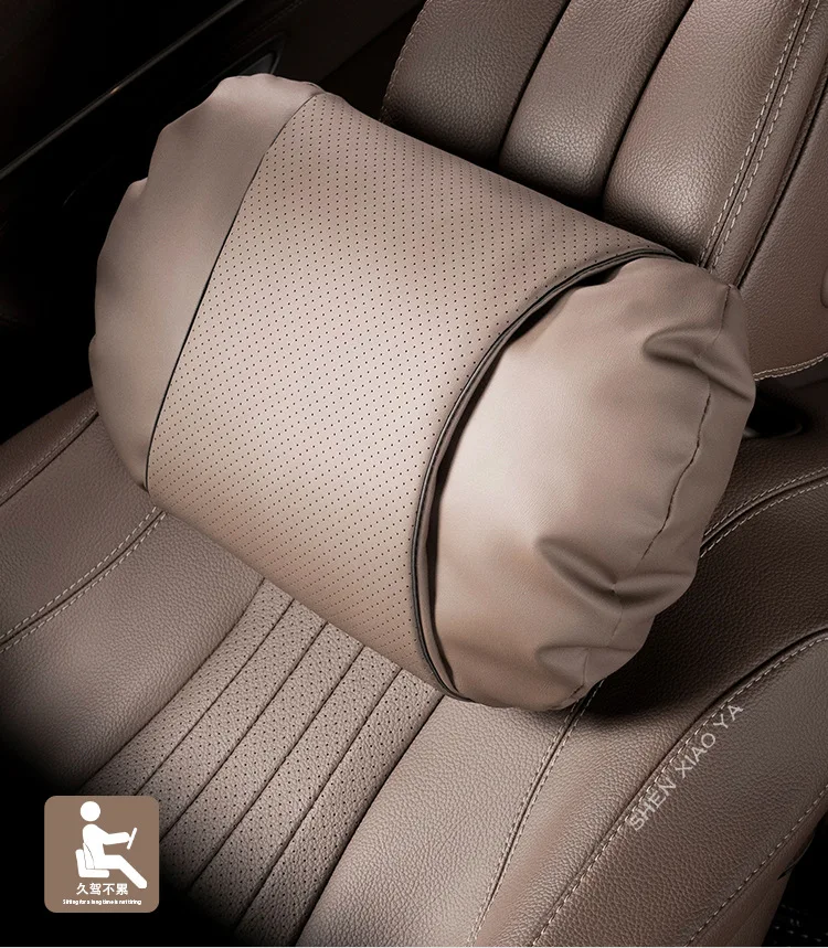 Factory customized perfect support soft inner core car seat pillow suitable for 99% car models car seat matching design