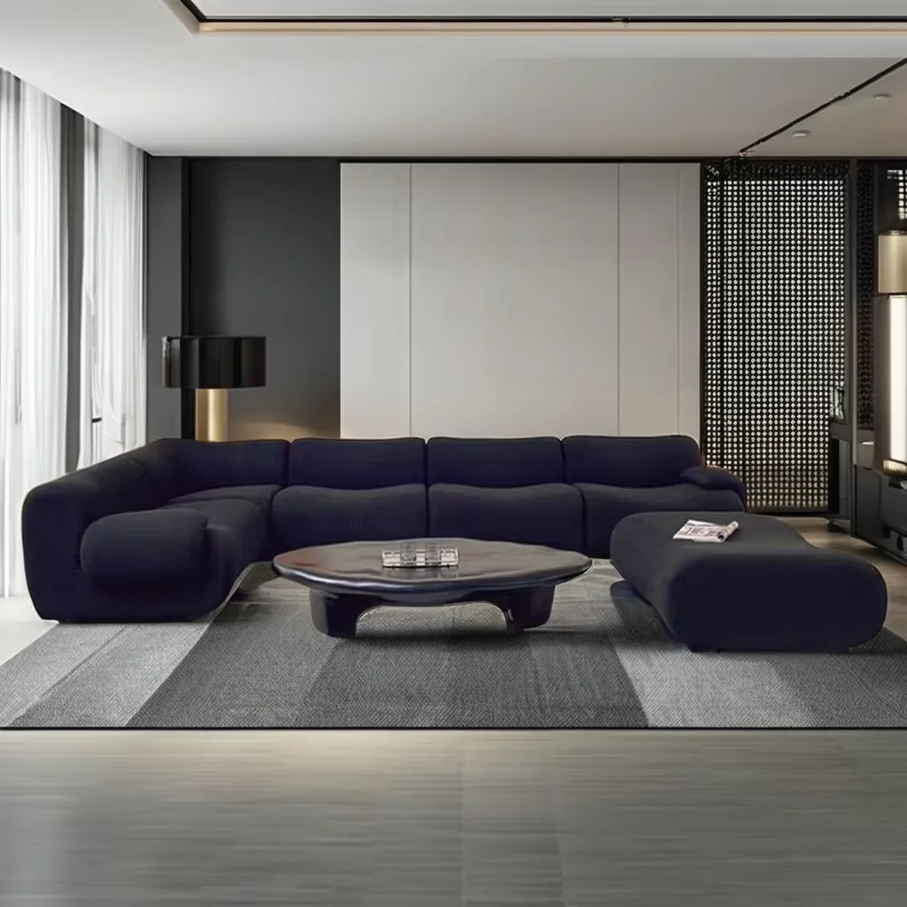 Popular compressible leisure italy luxury velvet sofa set living room furniture sofa bed compression sofas