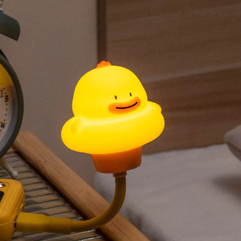 ICARER FAMILY Smart Night Light USB Rechargeable Bedside Kids LED Cute Night Light Lamp