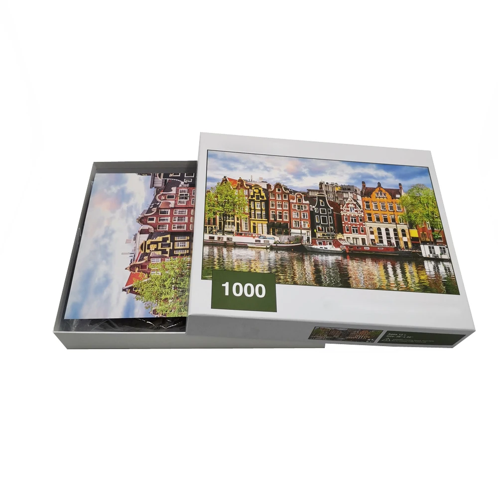 Настраиваемый 100-2000 Piece Puzzle Game DIY для взрослых и детей персонализированные головоломки