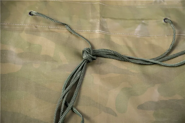 Military Waterproof Camouflage Plastic Raincoat Poncho Camo Army Adults Men RAINWEAR Rain Poncho for Adults Custom Logo Printing