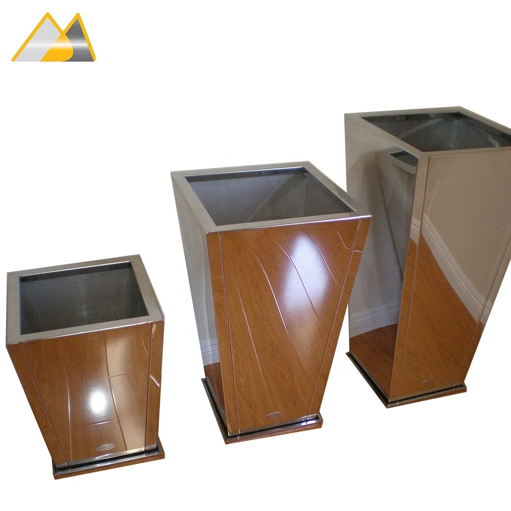 Factory Customized Polished 1.2MM Thickness Stainless Steel Planter, Stainless Steel Planter Box, Metal Flower Pot