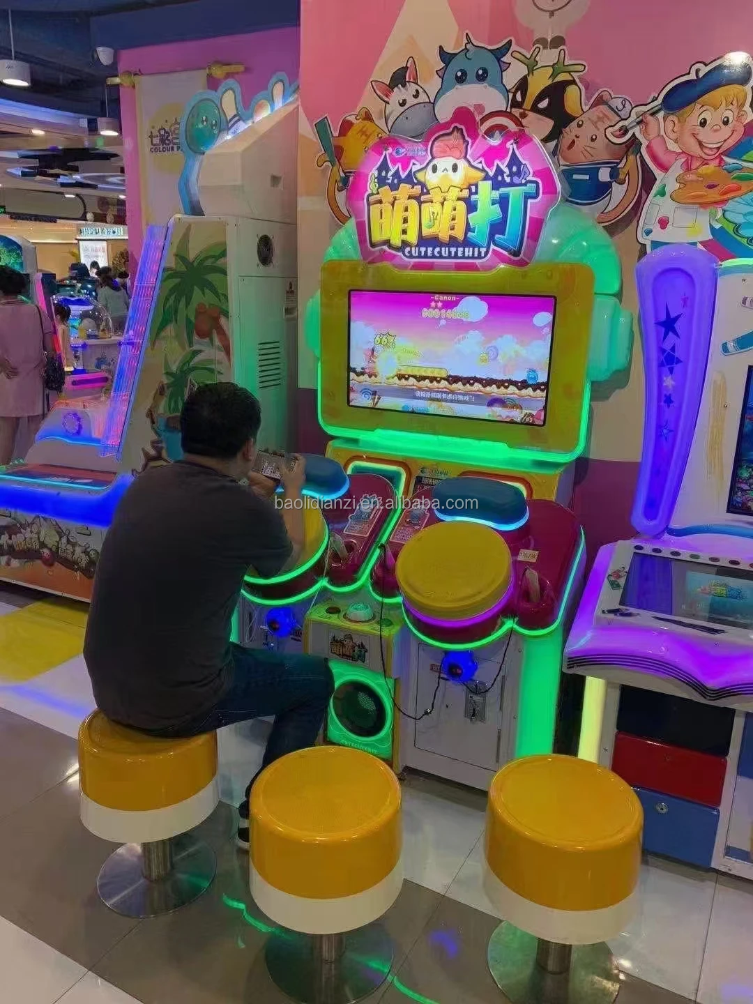 Игровой автомат Mengmeng с монетоприемником и печатной платой