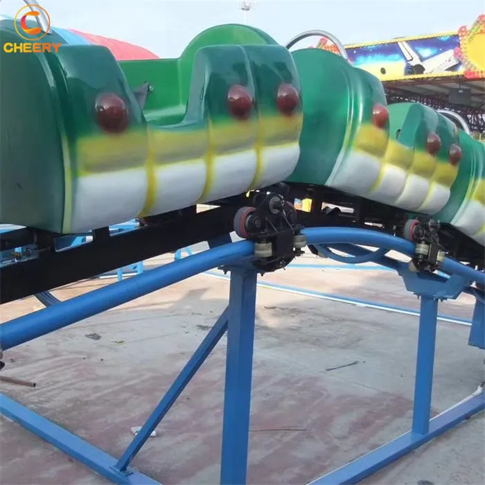 Attractive amusement park rides 16 seats cheap kids mini roller coaster equipment for sale