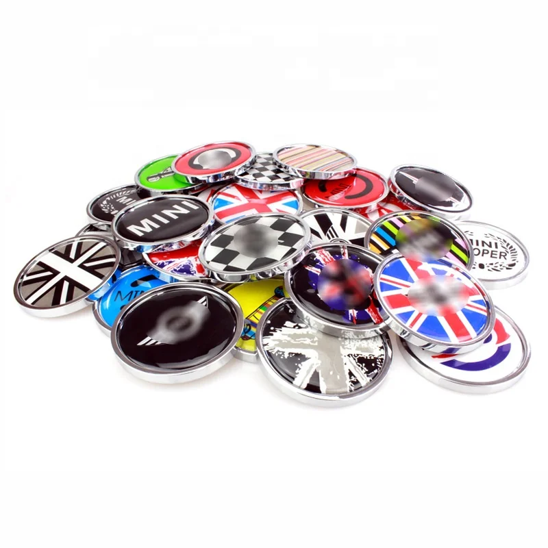 Car Accessories 2022 Metal Front Grille Emblem Badge For Mini Cooper One S countryman Clubman R55 R56 R57 R58 R60 R61 F55 F56