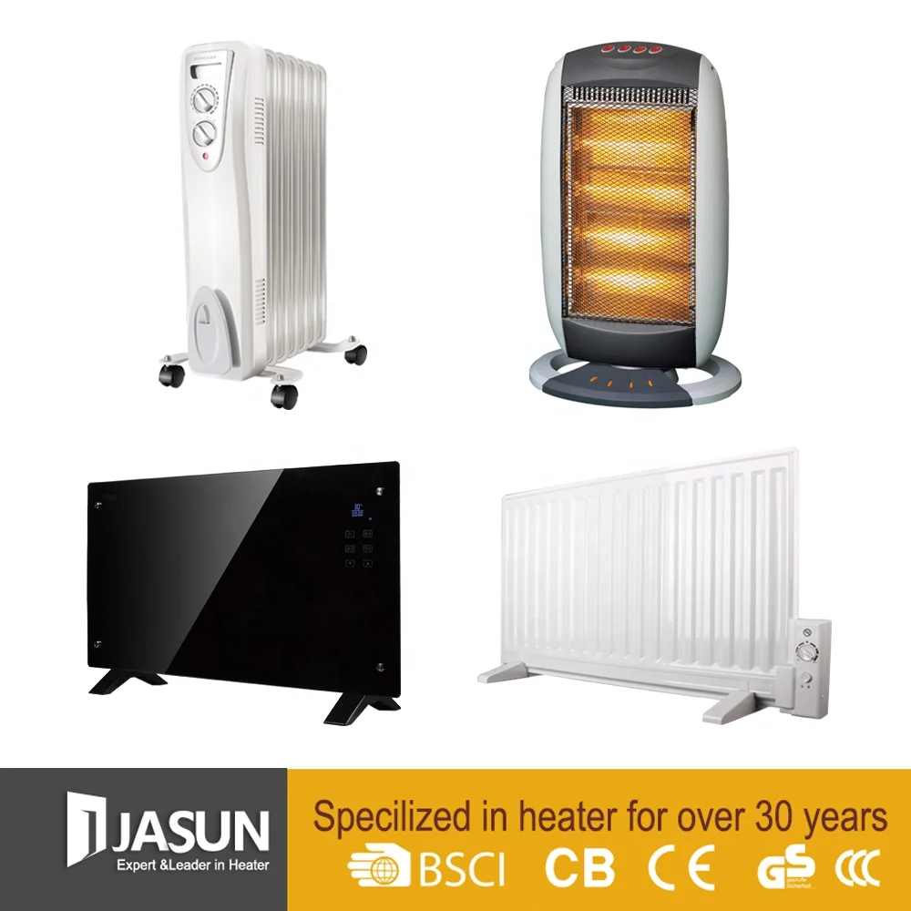 High quality 2000w desktop freestanding removable home electric convector heater with fan