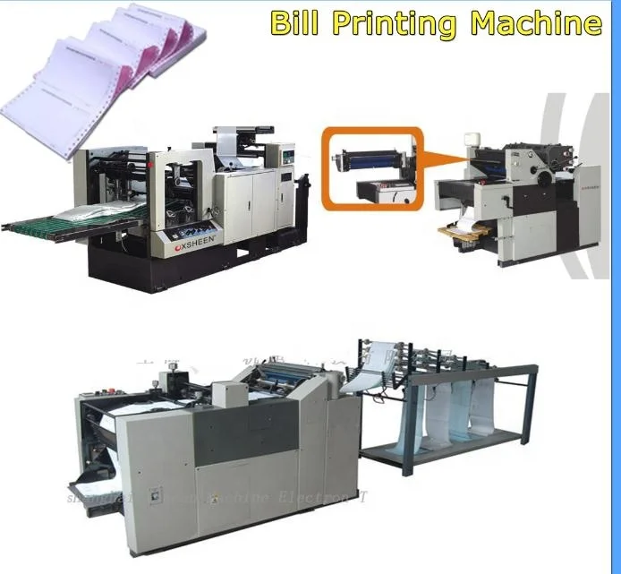 230v automation Collator Bill Receipt Book Printing And Making Machine