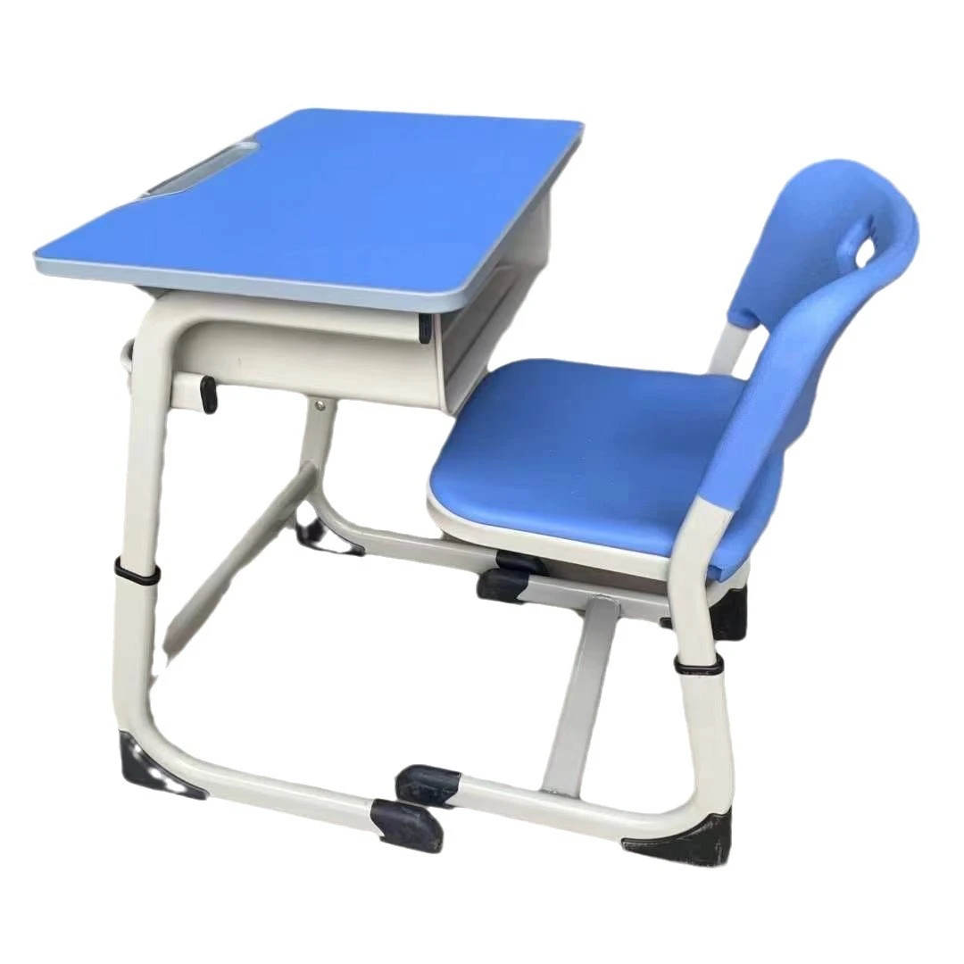 Premium Quality C-Shaped French Lift Desk And Chair Modern Classroom School Furniture