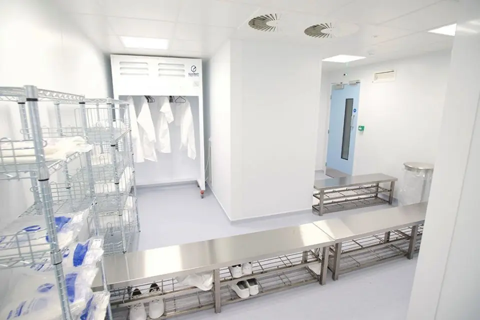 Лабораторная система очистки воздуха и комнаты ISO Cleanroom Reinraum модульная лабораторная комната