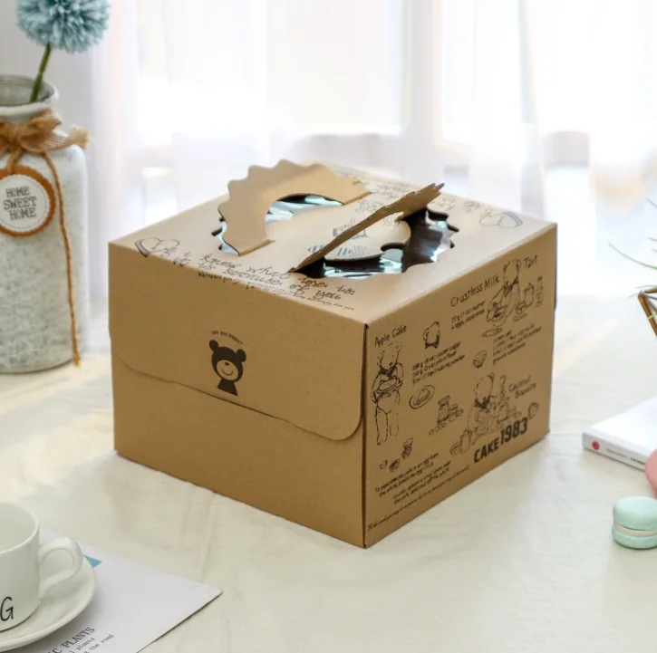 cardboard boxes for cupcakes kraft paper cupcake box transparent cupcake boxes with ribbon