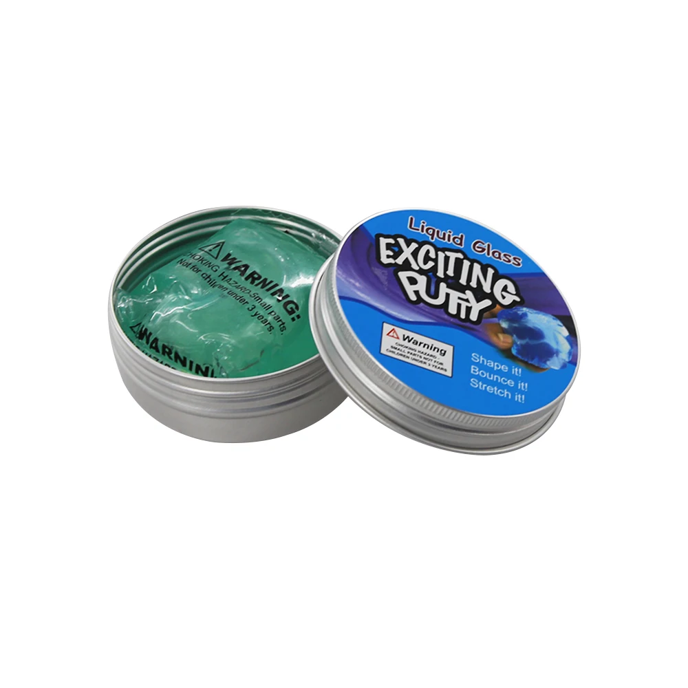 2022 Magnetic Putty 20+color Luid Glass Exciting Putty Slime Sequins Non-toxic Children Toy For Kids Accept Custom