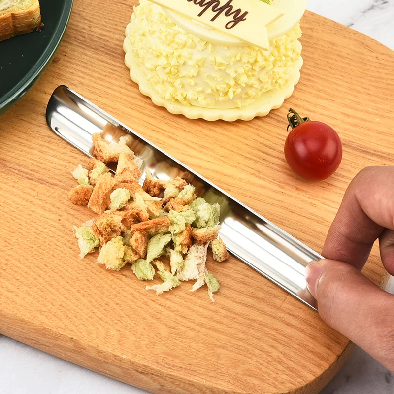 Restaurant Crumb Cleaner High Quality Stainless Steel Crumb Scraper Crumb Tool for Waiters Waitresses and Servers