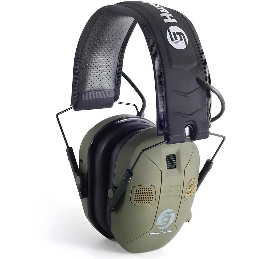 Amazo hot sell 4 Pickup microphones Electronic Professional Protective earmuffs Tactical shooting Headphones Hearing Protection