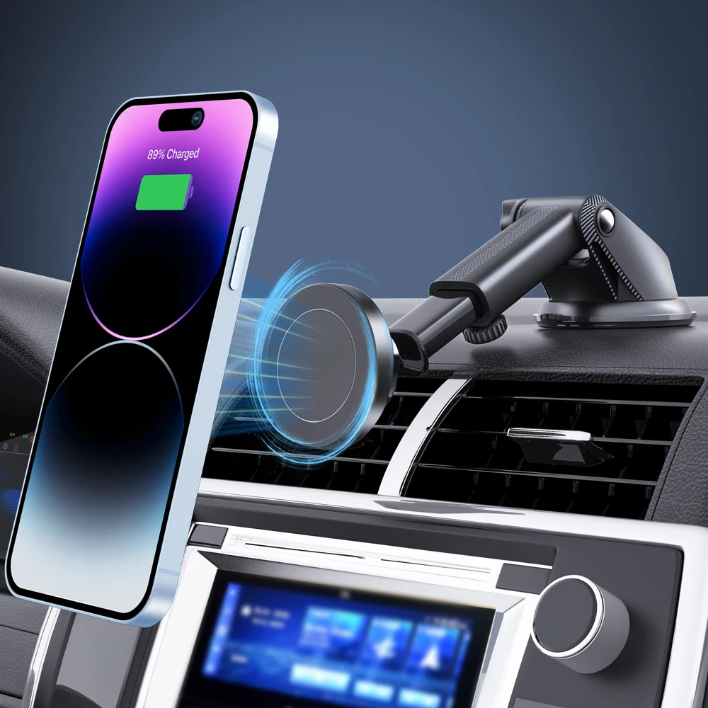 OEM Customized Logo Suction Cup Dashboard Car Holder Magnet Phone Mount Magnetic Mobile Phone Holder for Car