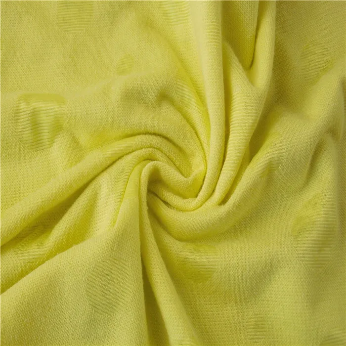 organic cotton hemp knit fabric for tshirt fabric
