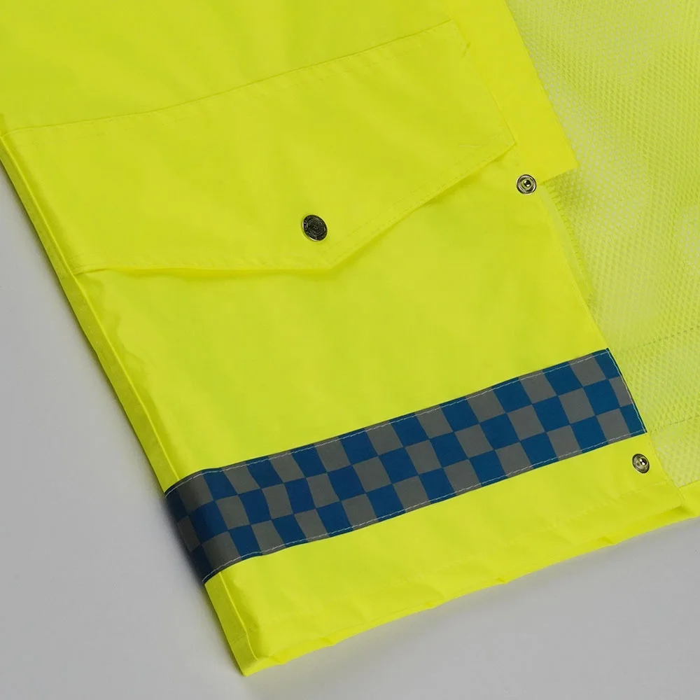 Greatland Wholesale Mens Waterproof Rainwear hi vis reflective PU Waterproof Working Rain Suits