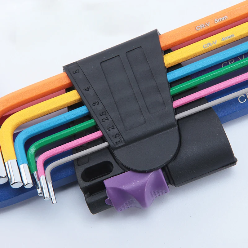 OEM RLS-1655-9CP Hex Key Set  Durable Carbon Steel Allen Wrench Kit 40CR, CRV S2