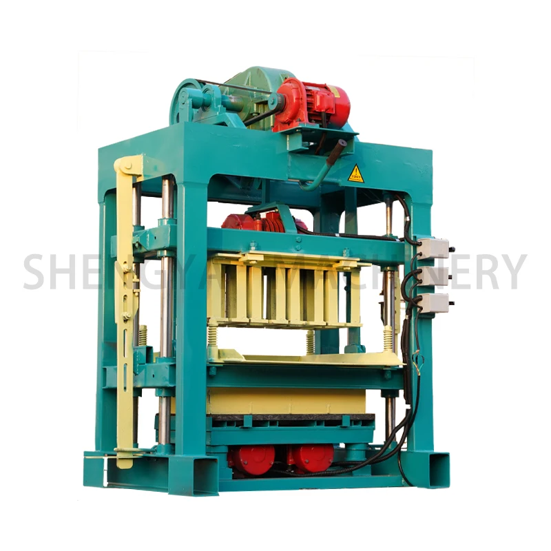 cheap prices high quality qtj4-40 hand press cement block making machine brick moulding machines  for sale