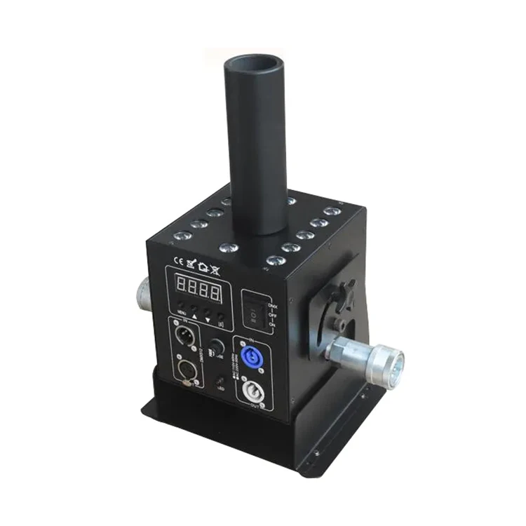 New 12X3W Rgb 3In1 Hand In Hand Carbon Dioxide Gas Column Fog Led Co2 Jet Machine