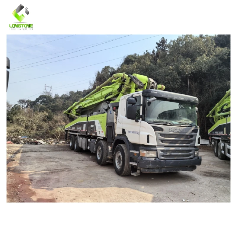 used machinery equipment construction high quality low price 38m 42m putzmeister/pm concrete pump truck