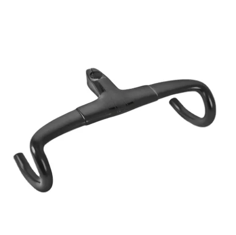 Integrated Carbon 3K Handlebar Stem for 700C road bike 400/420mm drop bar bicycle handlebarset