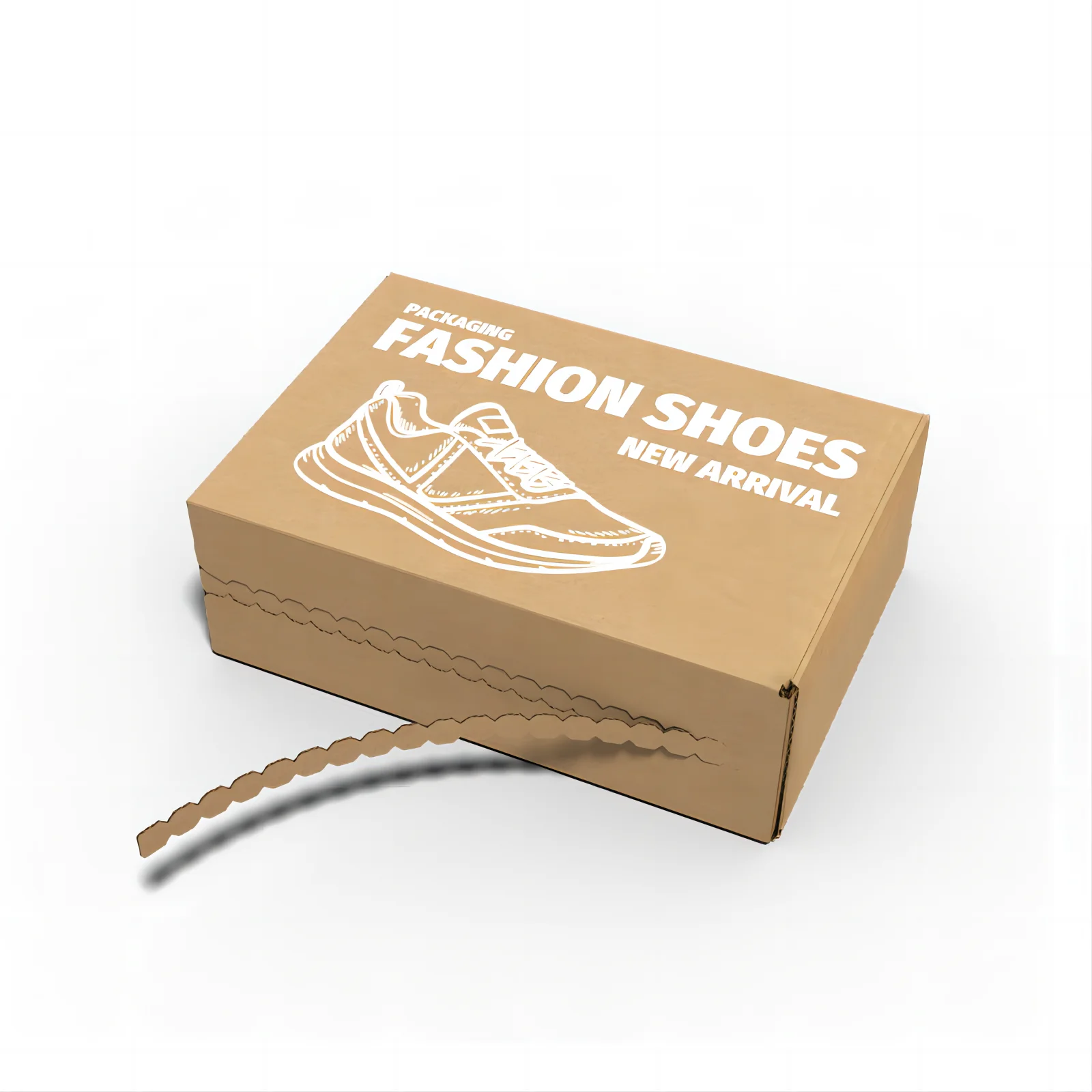 Eco friendly products Customized Printing Disposal Corrugated Paper Packaging Shipping Shoe Box and sneaker box