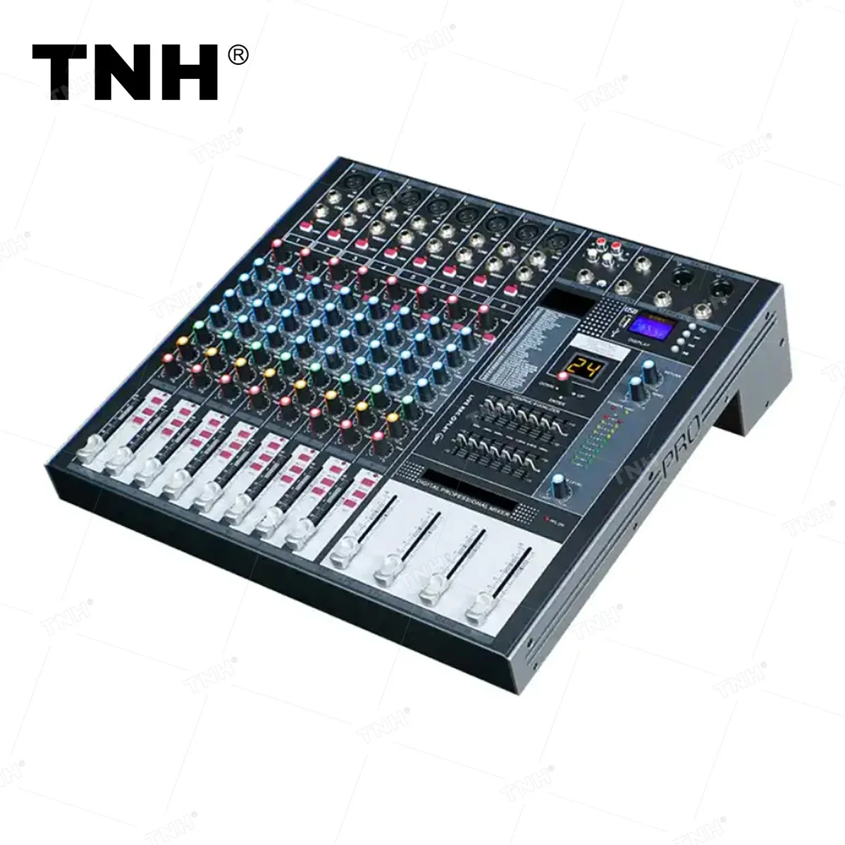 MR-8300 MR 8300 профессиональный аудио микшер DJ плеер независимый фантомная мощность 8 каналов USB Blue tooth