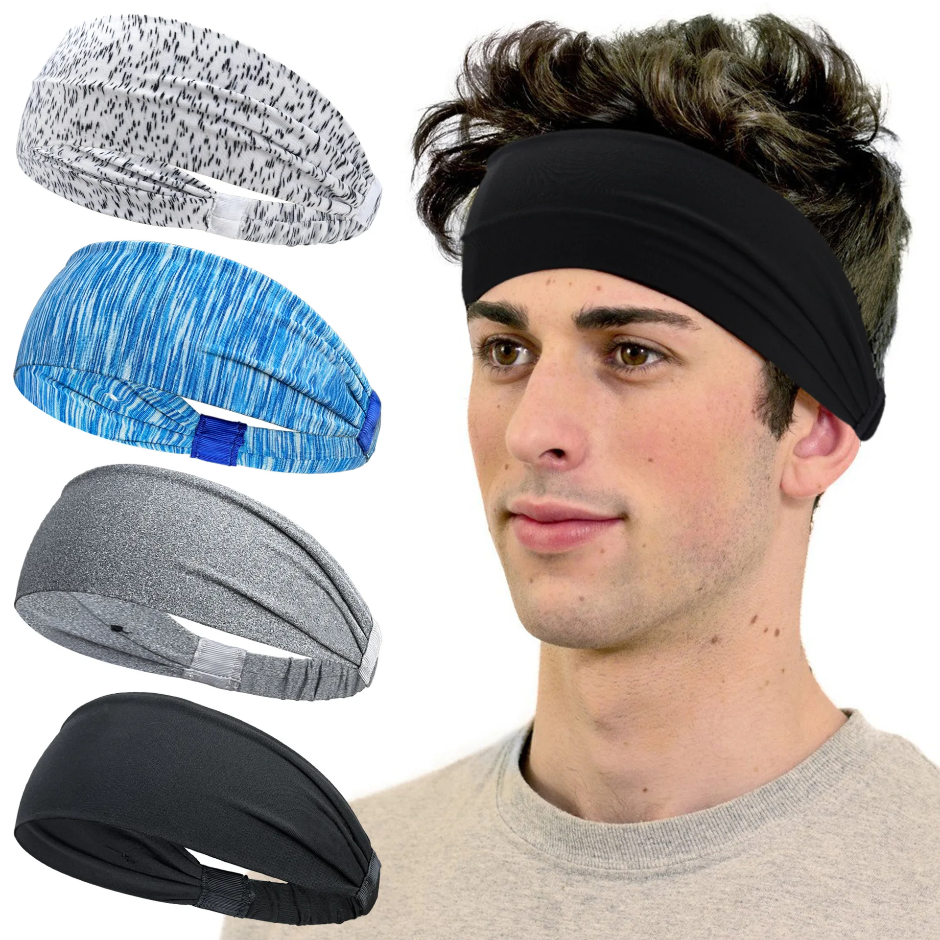 Wholesale New Fashion Headband Comfortable Elastic Sweatband Designer Sports Headband