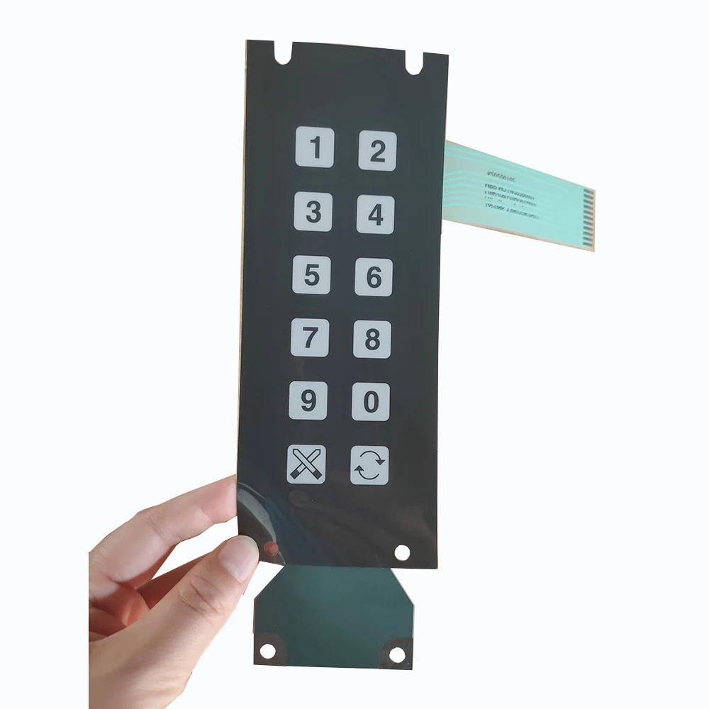 Custom Fuel dispenser oiling machine Membrane keypad