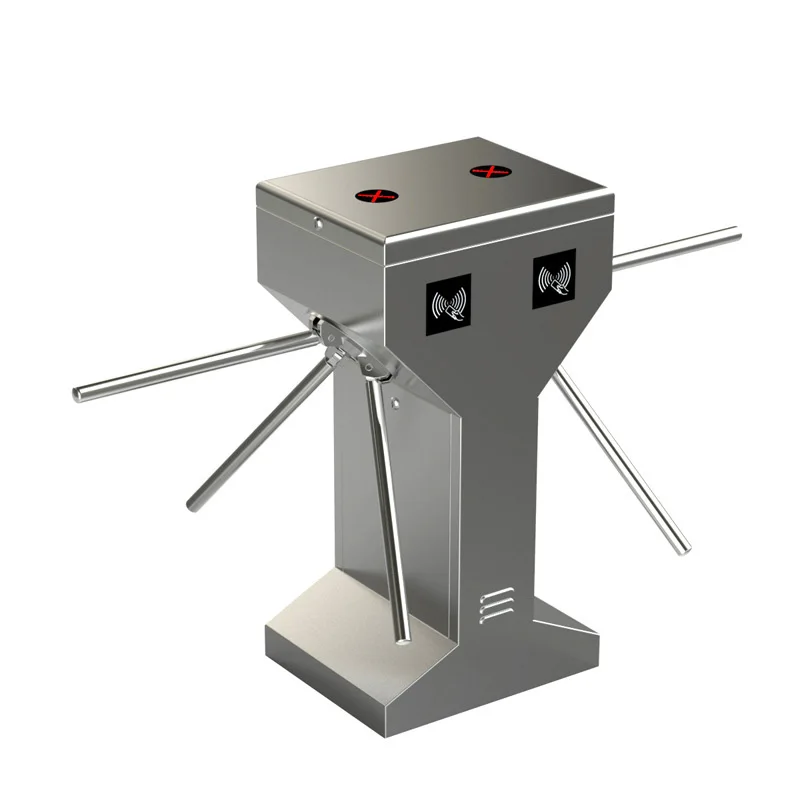 Hot Sale RFID Card Reader Security Semi-Automatic Tripod Turnstile Gate