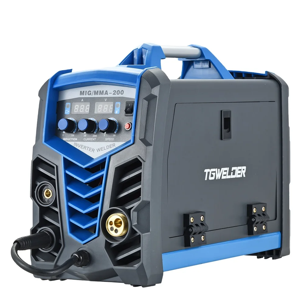 TG welder Free Shipping to Europe 220V IGBT Inverter 3 in 1 CO2 MAG MMA MIG Welders No gas MIG Welding Machine