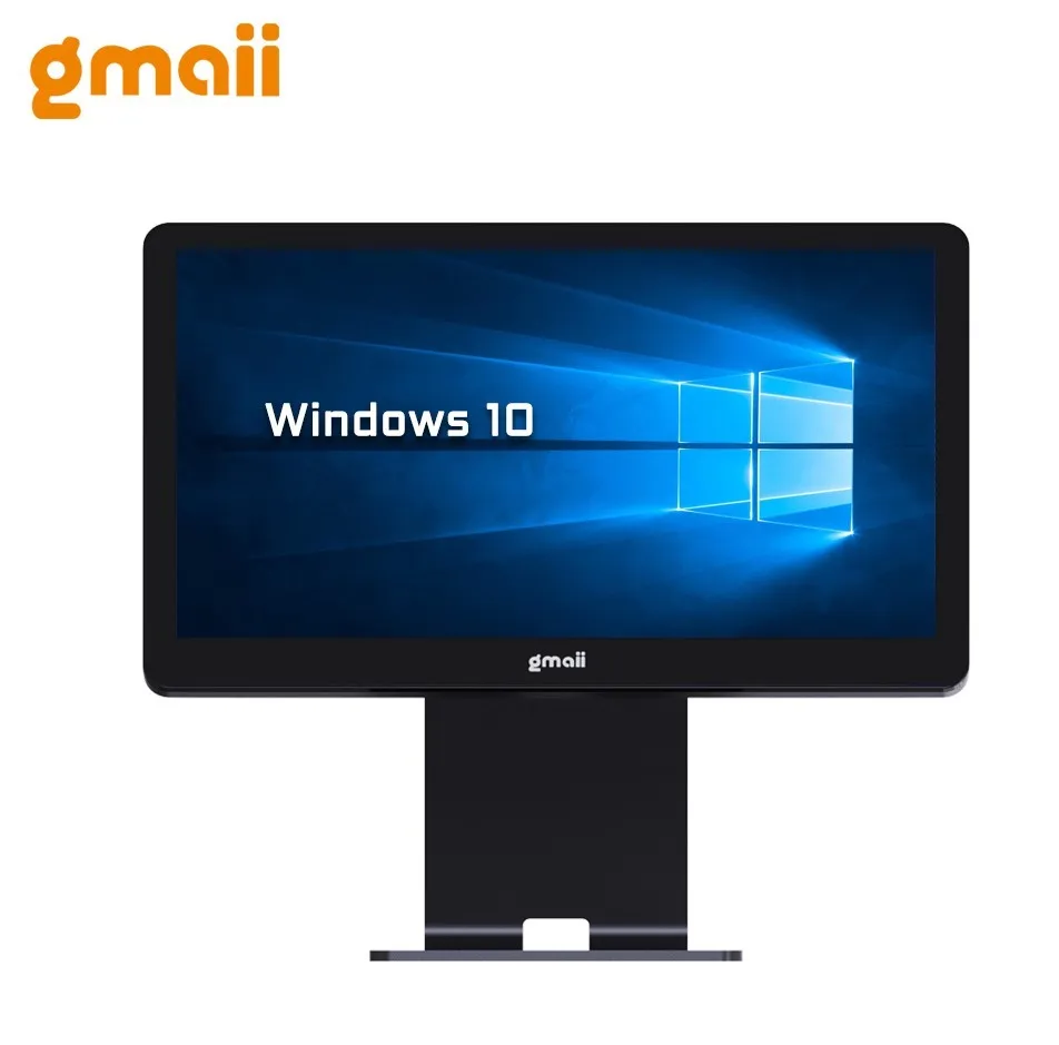All in one pos  with 15 Inch Touch Screen Monitor Usb Glass Lcd Display For Pos Machine 1920*1080 Resolution