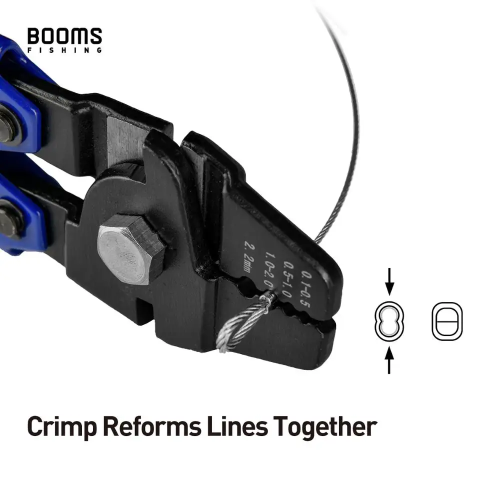 Booms Fishing CP1 зеленый обжимной инструмент Обжимные Щипцы с боковыми резцами для резки