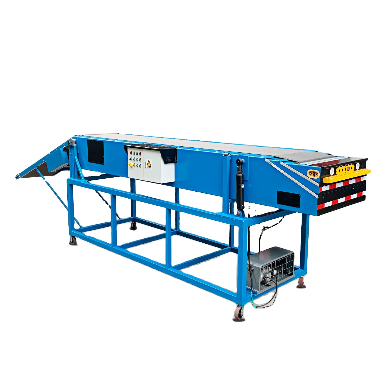 hydraulic telescopic belt conveyor Boom Conveyor for truck express unloading and loading on hot sale